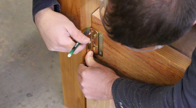 How to add cedar bed rails