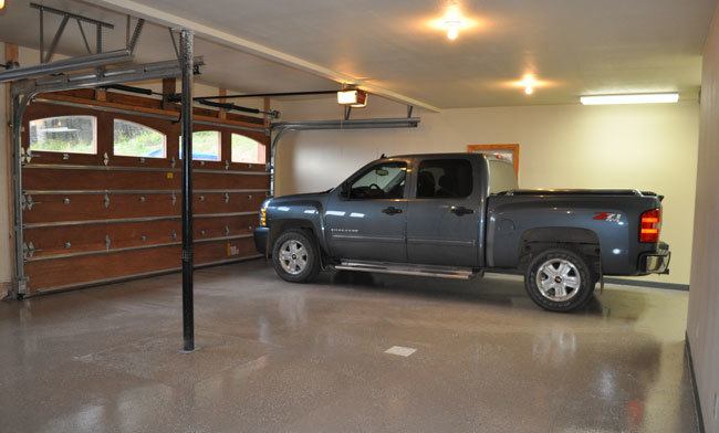 how many gallons of epoxy for 2 car garage 