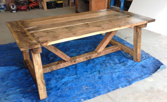 How to Build a Rustic and Bold Farm Table - DIY Projects with Pete
