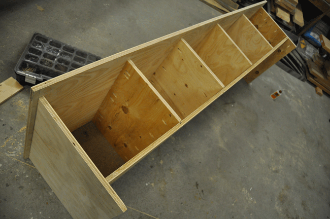 How to make a storage bench