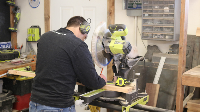 Making a concrete table base