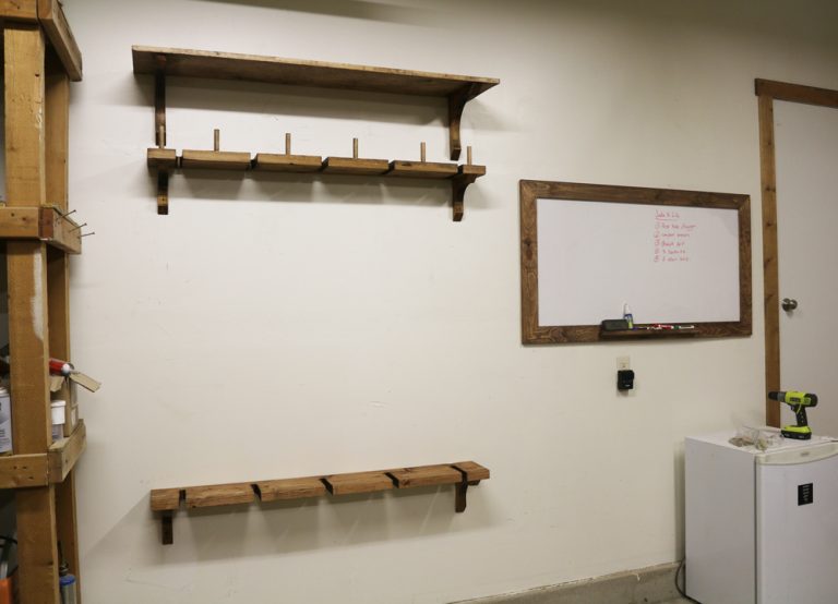 DIY Ski Rack Project with Free Plans