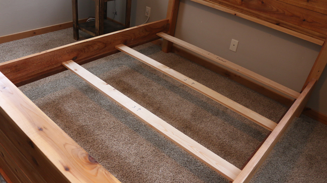 Diy Bed Frame Plans How To Make A, Diy Slat Bed Frame