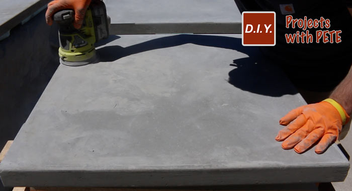 How To Make Concrete Counters For An, Concrete Countertop Slurry Fill