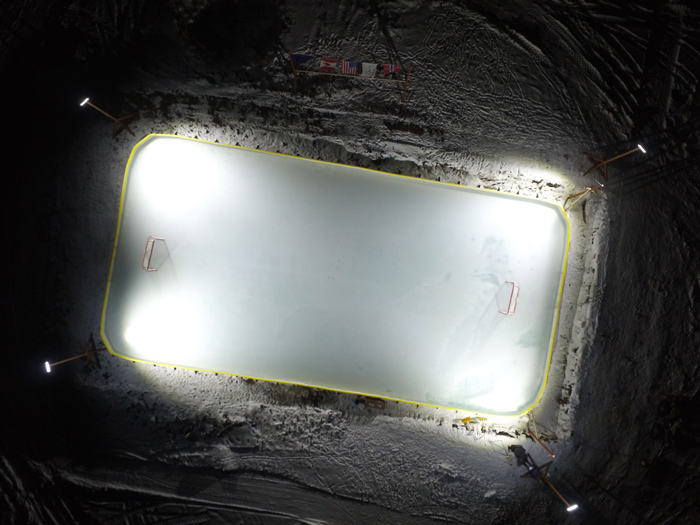 outdoor hockey rink lighting ideas