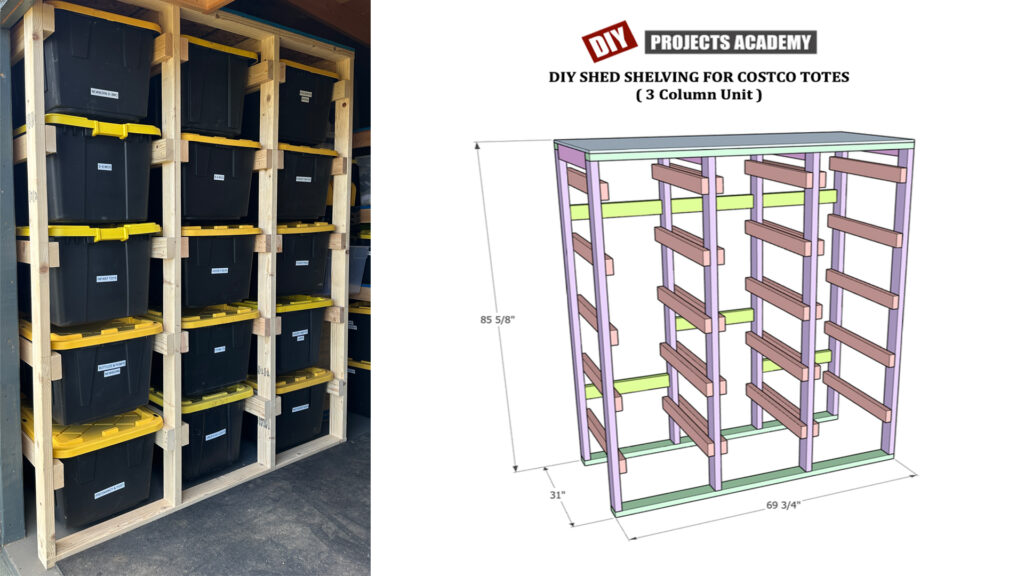 DIY Storage Rack Plans