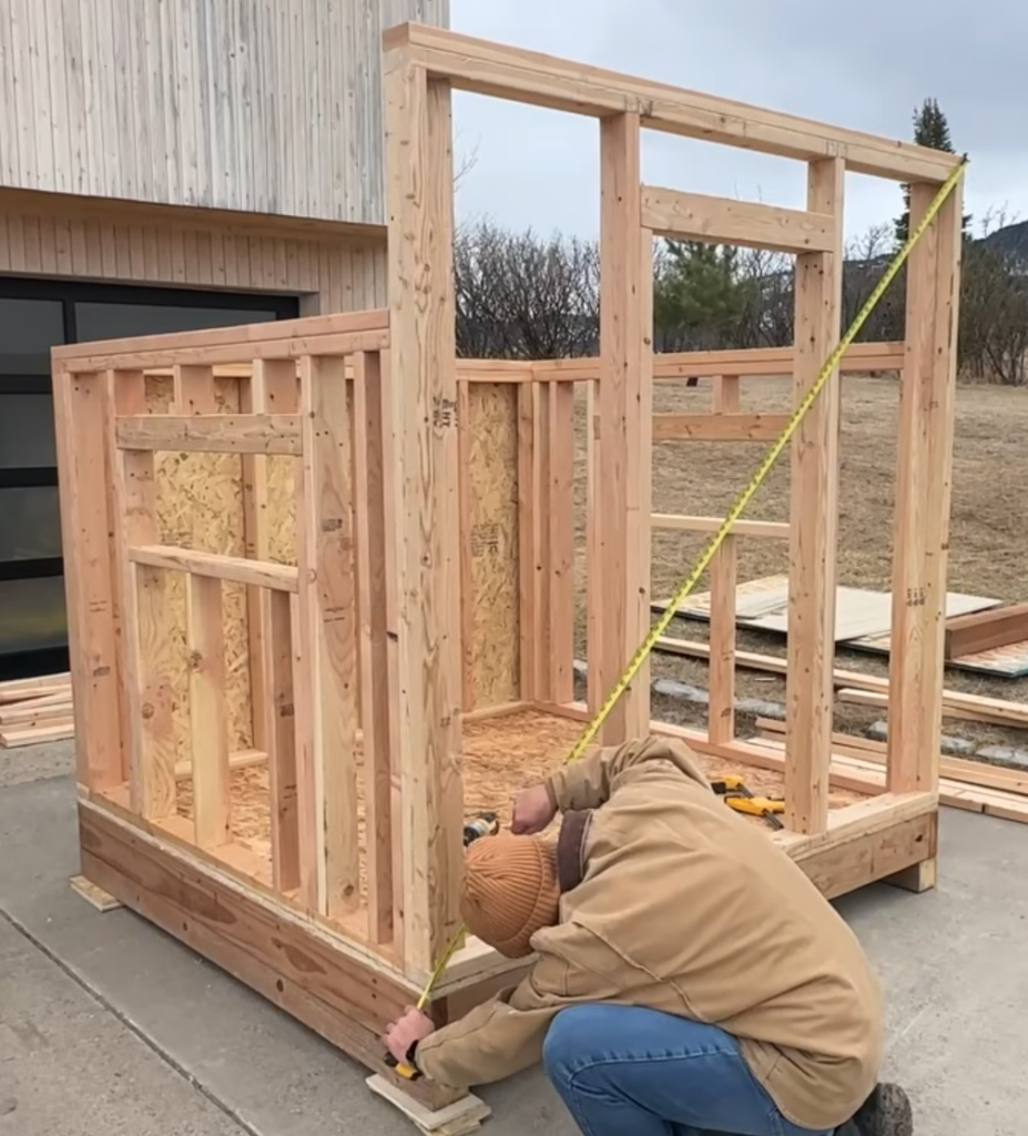 measure framed walls