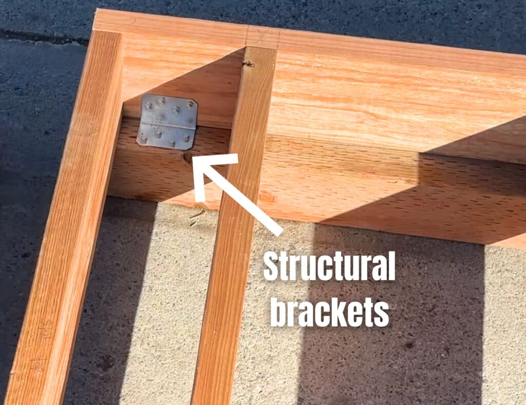 Structural brackets to skids