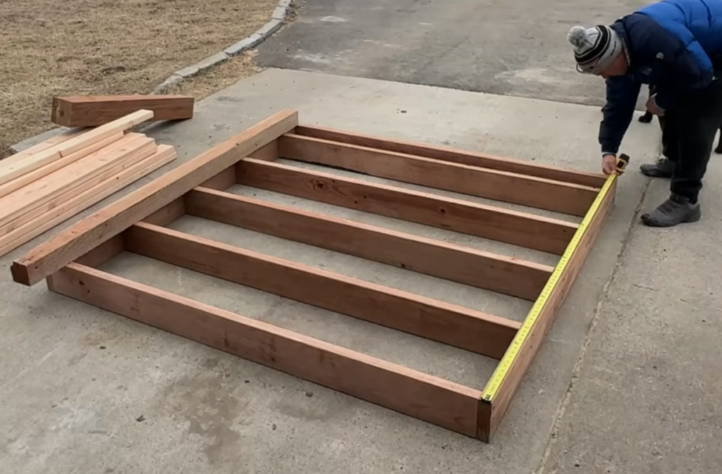 shed floor platform