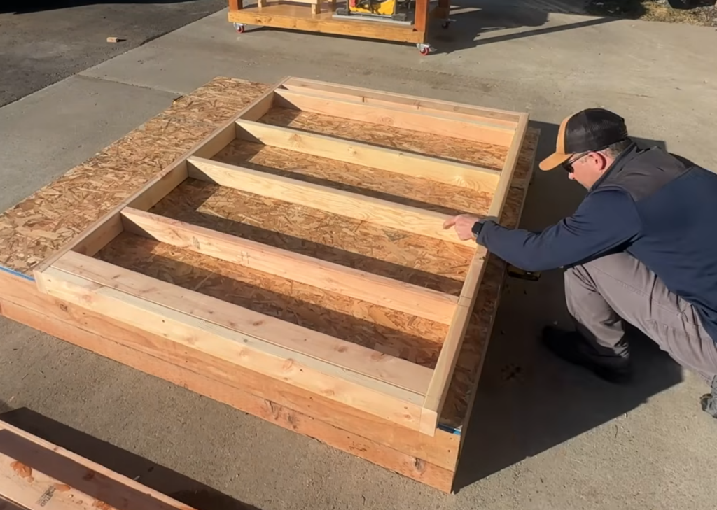 framing back wall
