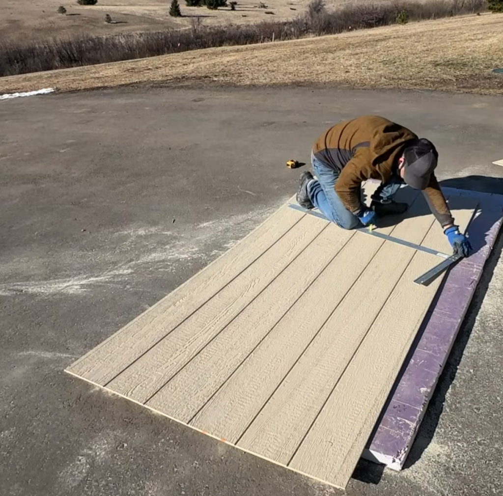Measure and Cut Siding